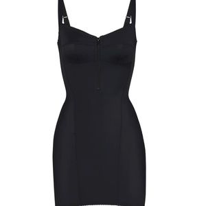 Skims , Perfect for Valentine’s Day Sexy NWT Black Satin Dress in Size S